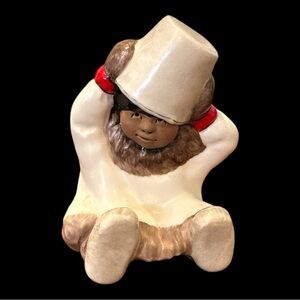 C. Alan Johnson Alaska Inuit Boy Child "AHTOON" 1962 Figurine EUC